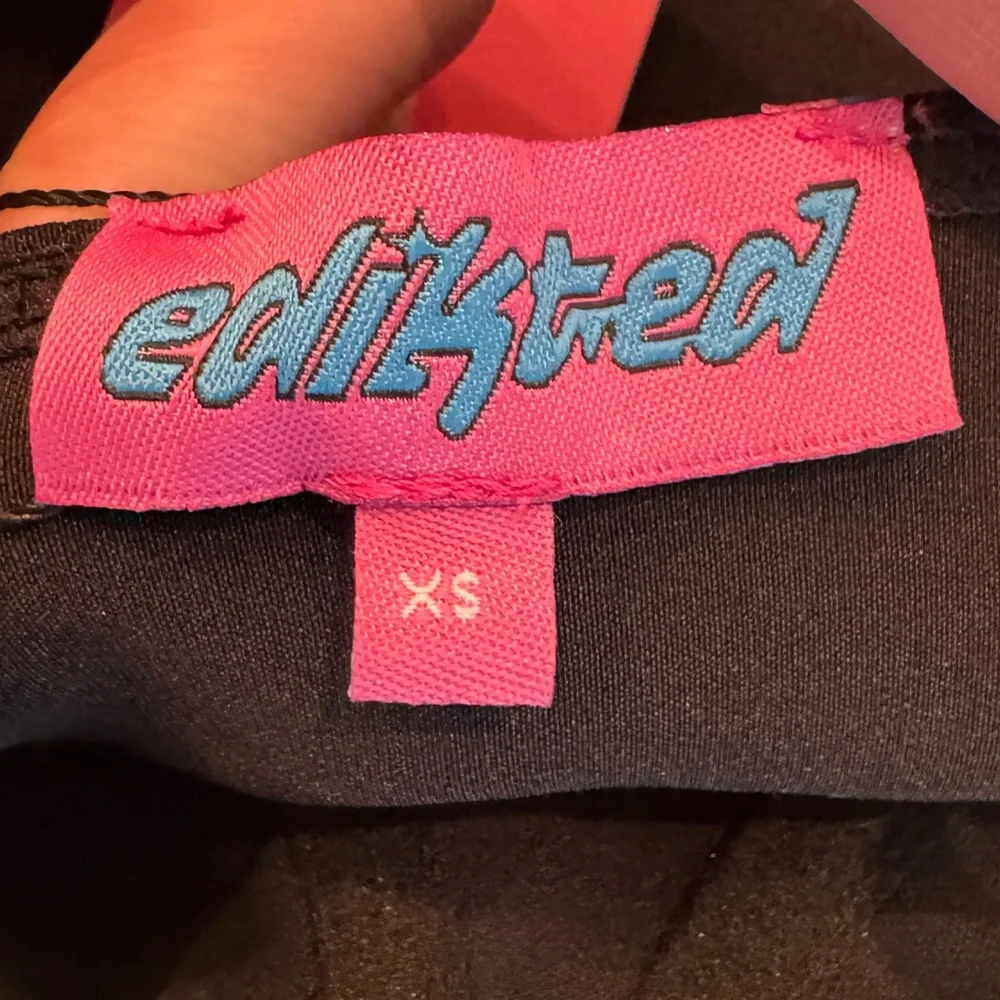 Edikted Contrast Peekaboo Corset Black and White NWT! - Picture 5 of 7